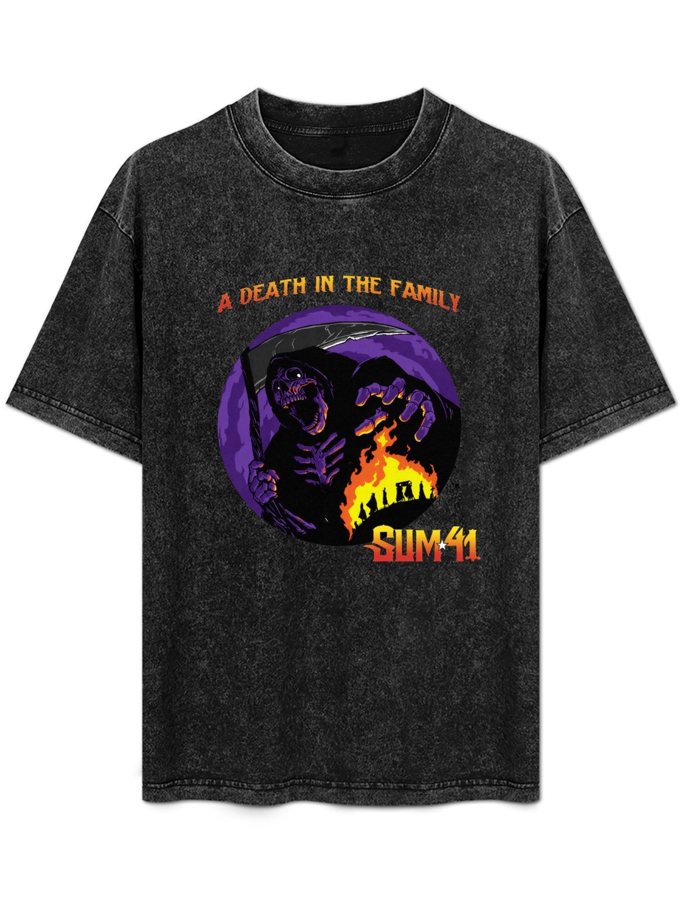 Vintage Washed Sum 41 A Death in the Family Graphic T-Shirt
