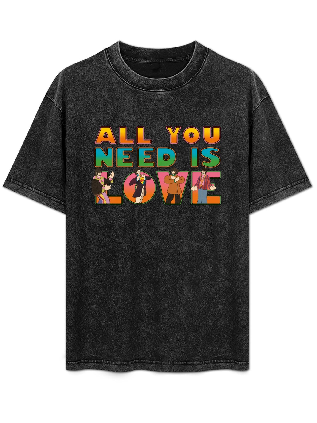 The Beatles All You Need Is Love Retro Graphic T-Shirt