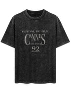 Cannes Film Festival 92 Graphic Washed T-Shirt