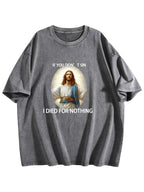 If You Don't Sin Graphic Washed T-Shirt
