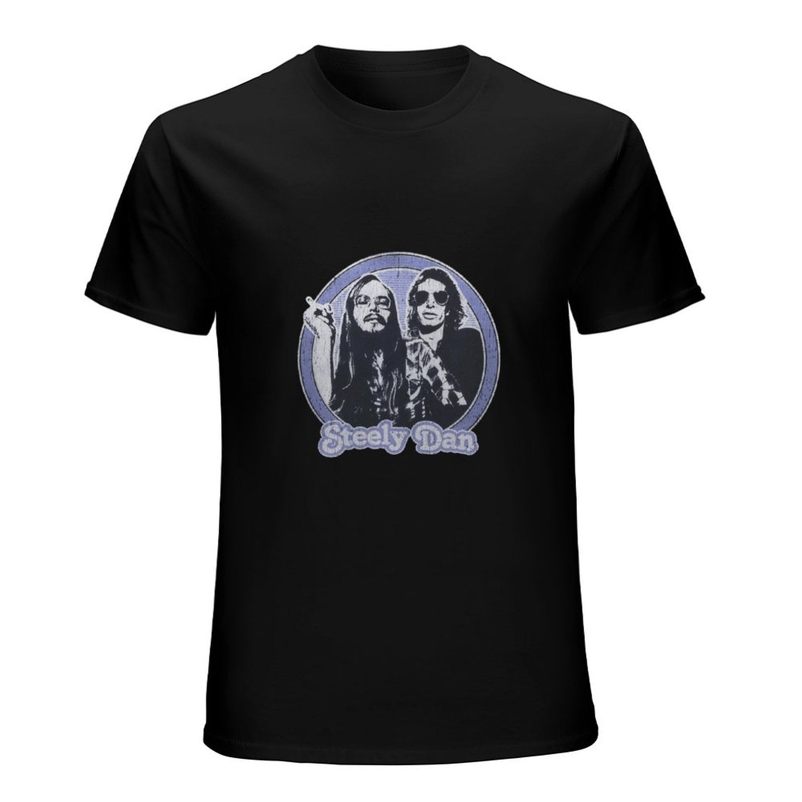 Steely Dan Portrait Graphic Black T-Shirt