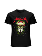Metallica Santa Skull Holiday Graphic T-Shirt