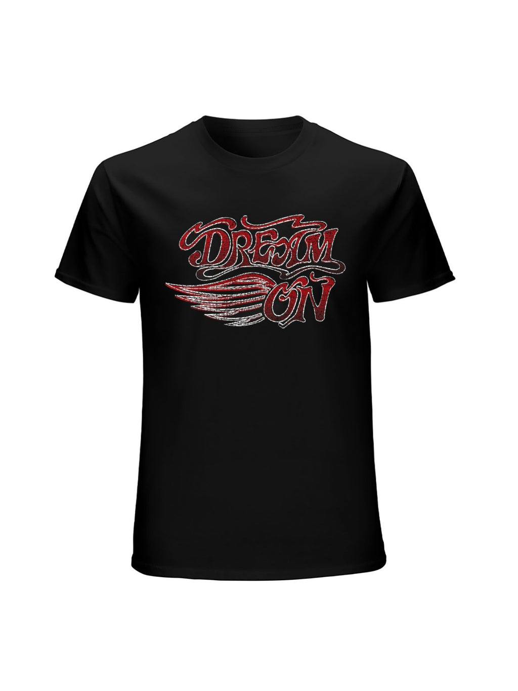 Aerosmith Dream On Wing Typography Graphic T-Shirt