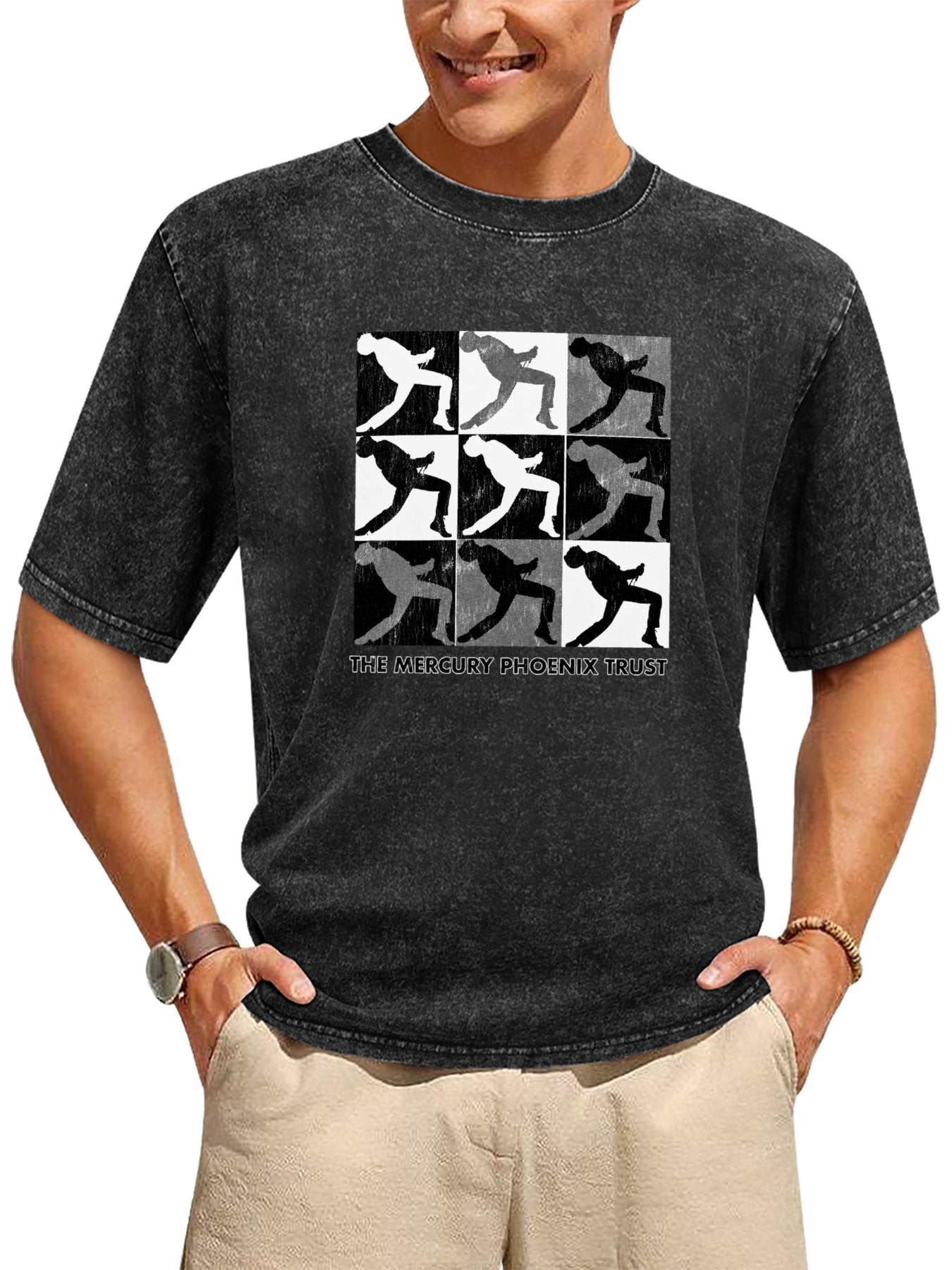 Freddie Mercury Phoenix Trust Pop Art Graphic T-Shirt Secondary image