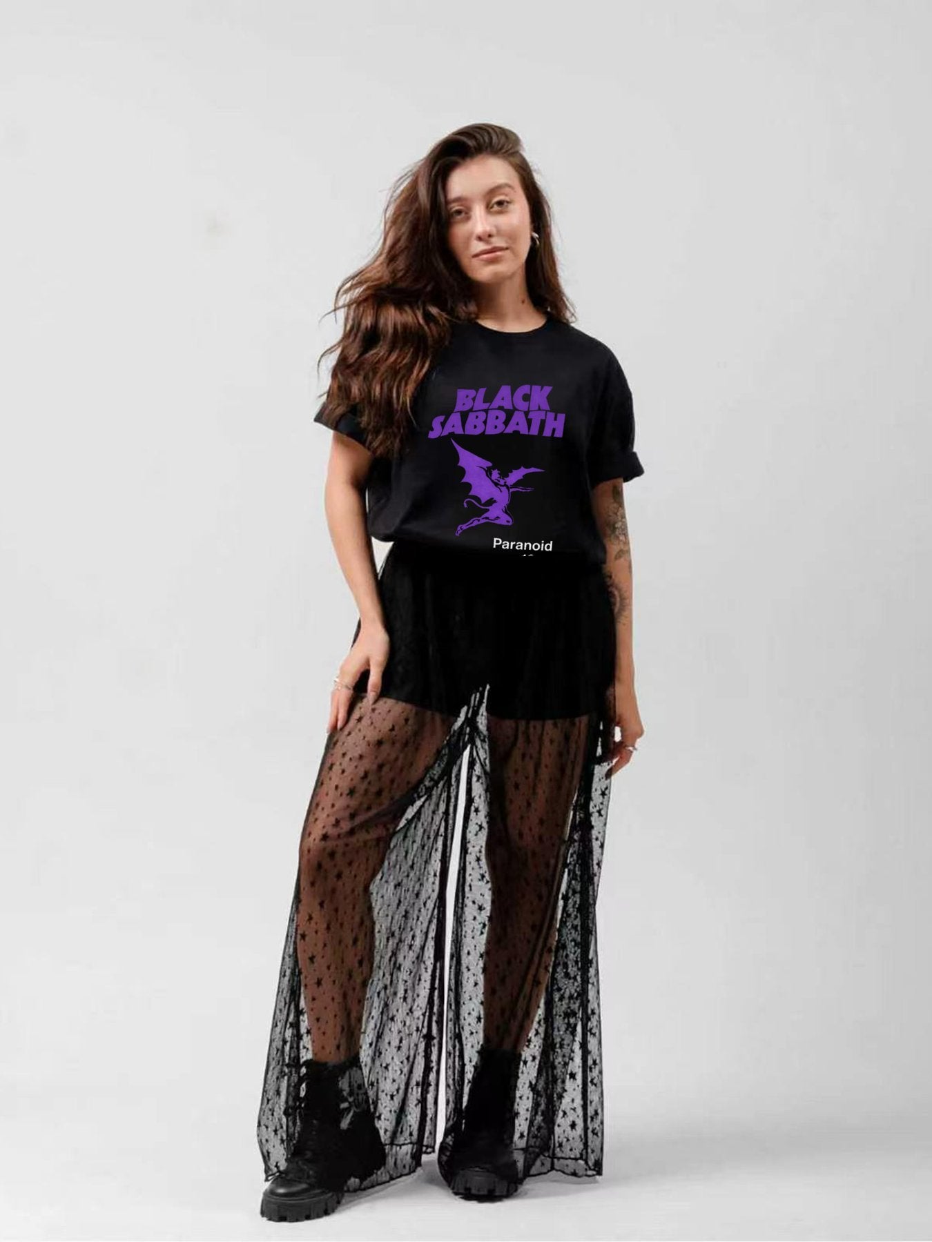 Black Sabbath Winged Demon Paranoid 1970 T-Shirt