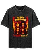 Vintage Washed Black Sabbath Hammersmith Concert Graphic T-Shirt