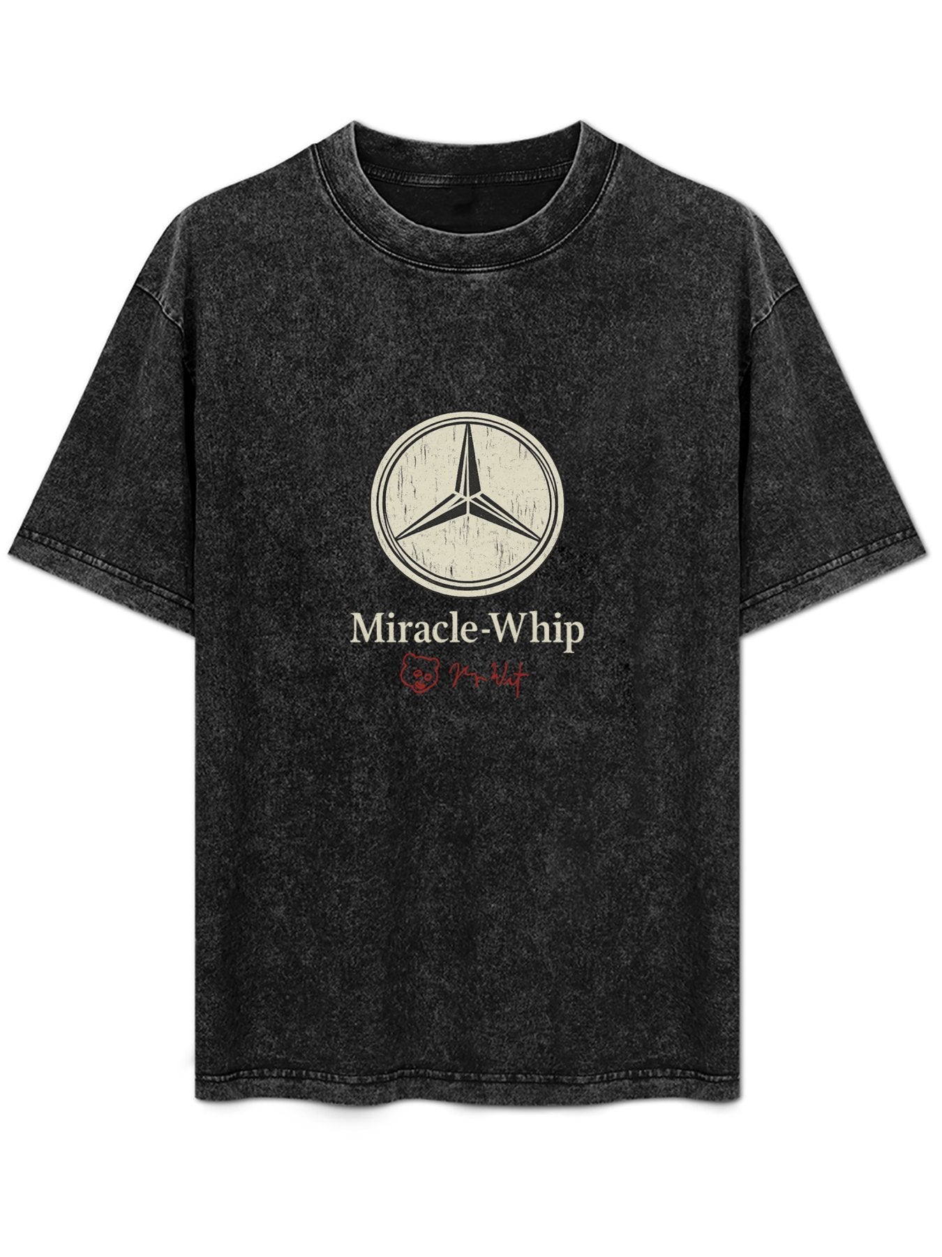 Miracle Whip Star Logo Graphic Washed T-Shirt