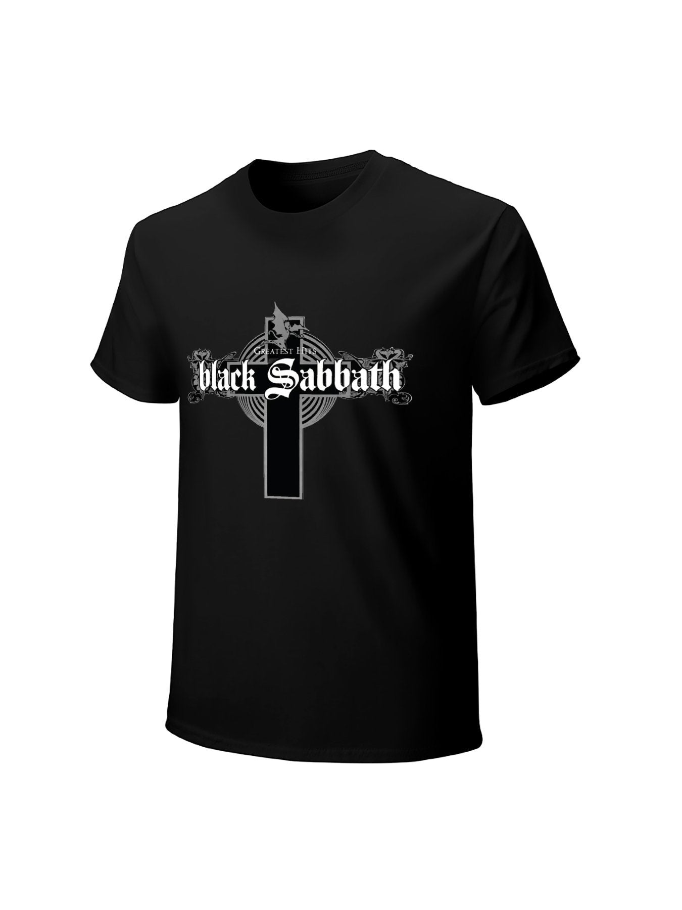 Black Sabbath Gothic Cross Greatest Hits Vintage T-Shirt