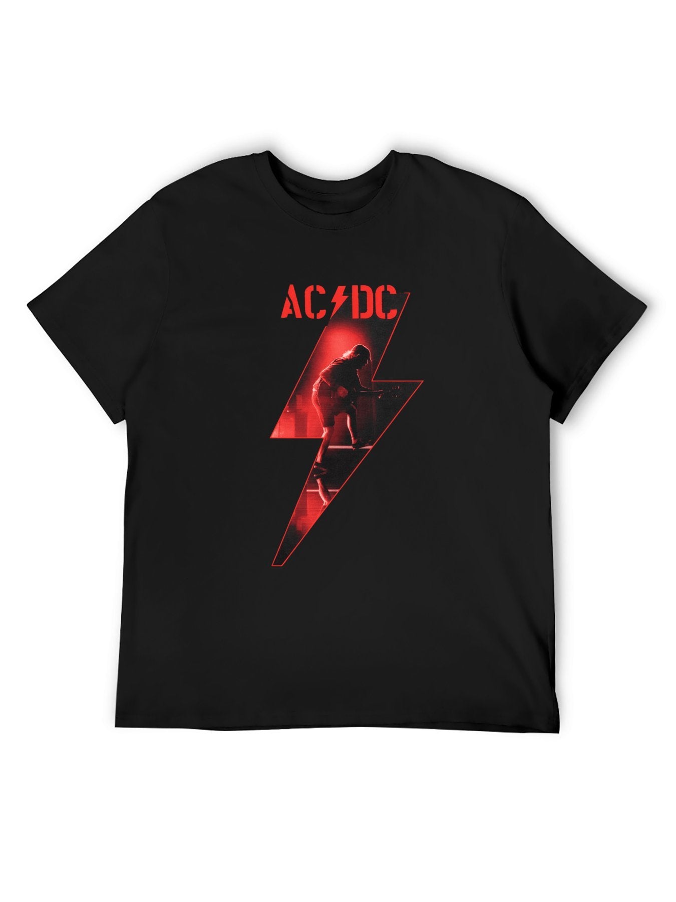 AC/DC Guitarist Lightning Bolt Live Rock T-Shirt