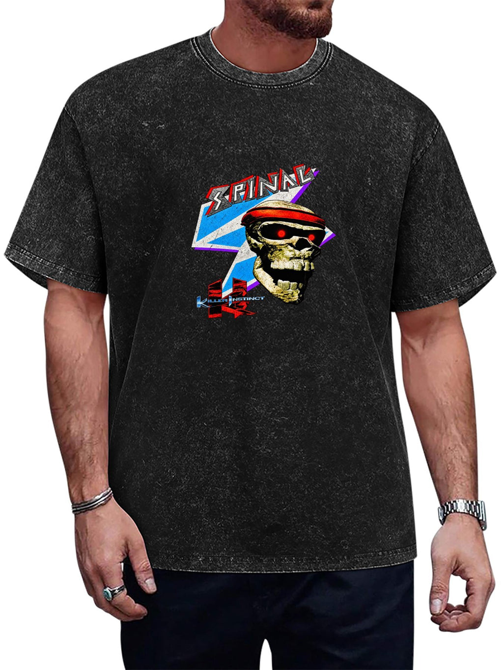 Killer Instinct Spinal Washed Graphic T-Shirt