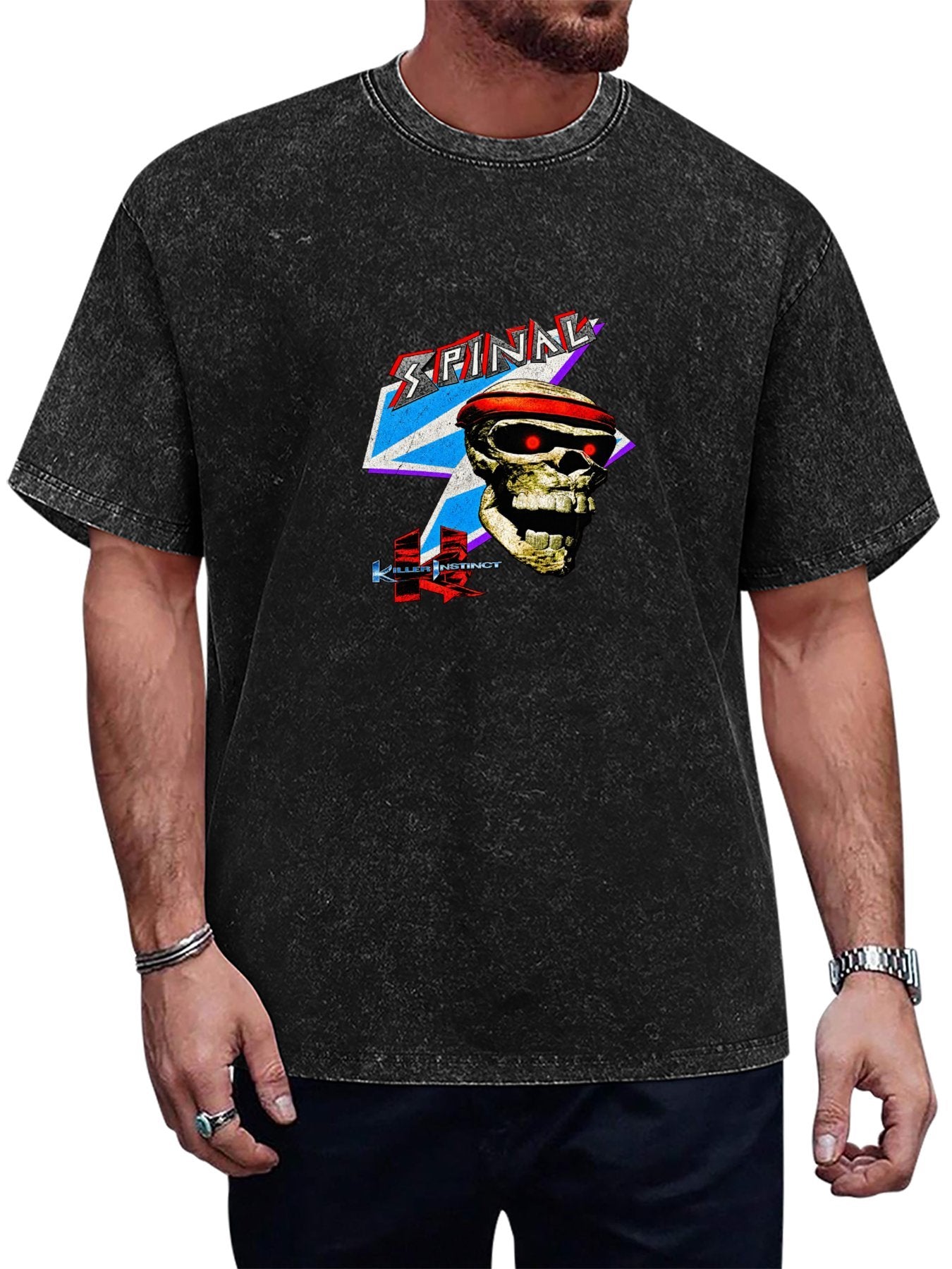 Killer Instinct Spinal Washed Graphic T-Shirt