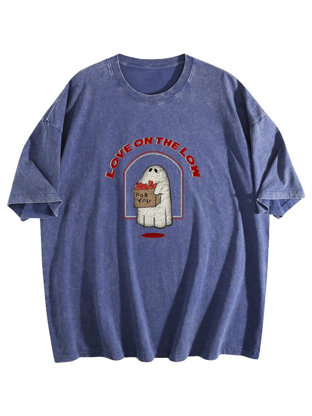 Love on the Low Ghost Graphic Washed T-Shirt