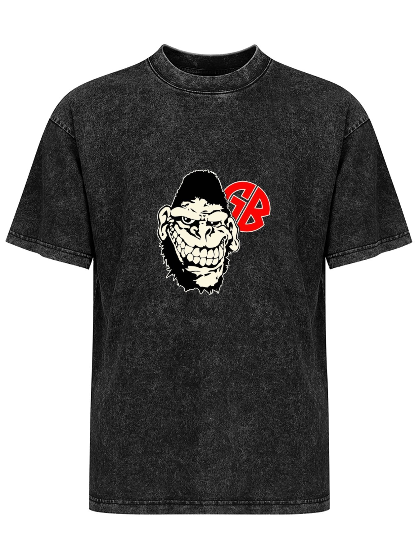 Grinning Gorilla Graphic Washed T-Shirt