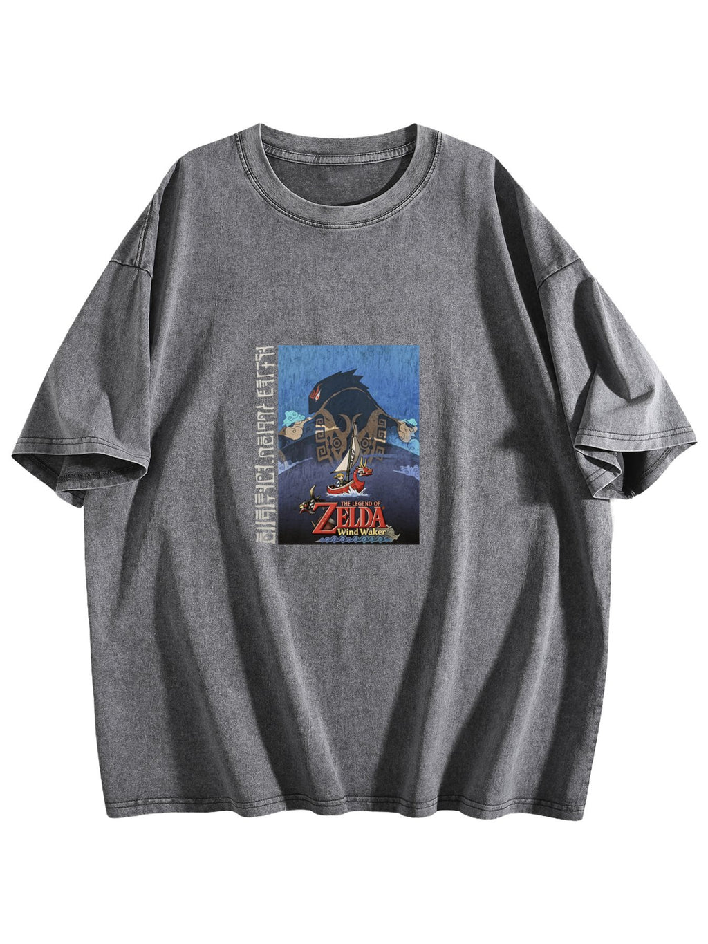 The Legend of Zelda Wind Waker Washed Graphic T-Shirt