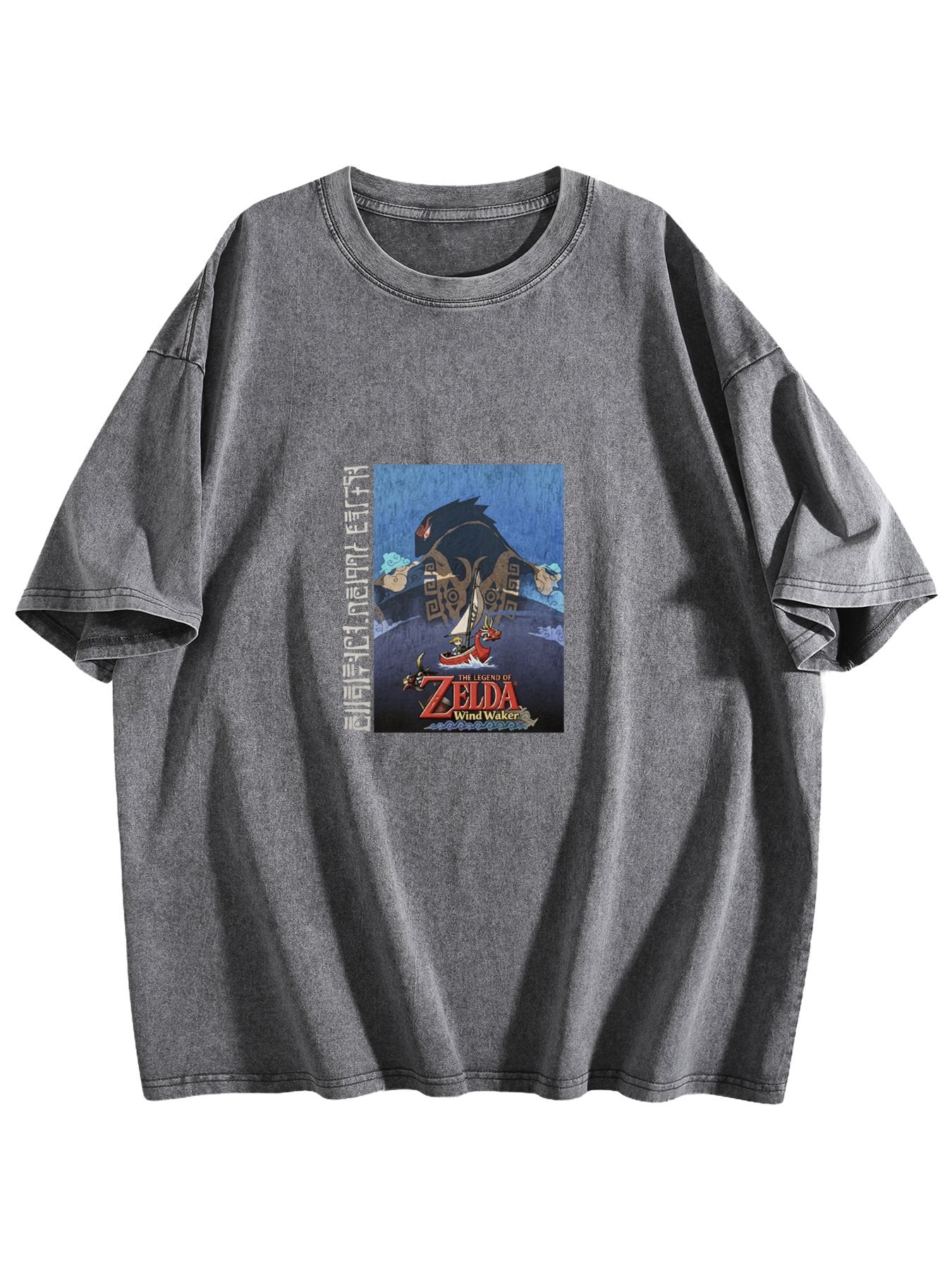 The Legend of Zelda Wind Waker Washed Graphic T-Shirt