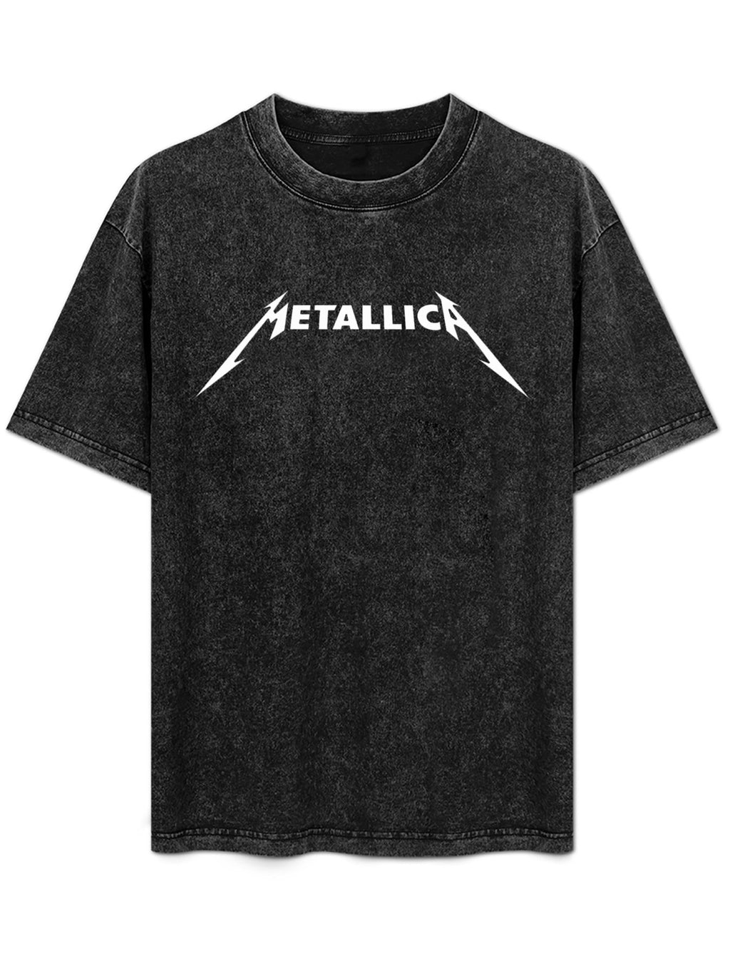 Metallica Classic White Logo Graphic T-Shirt