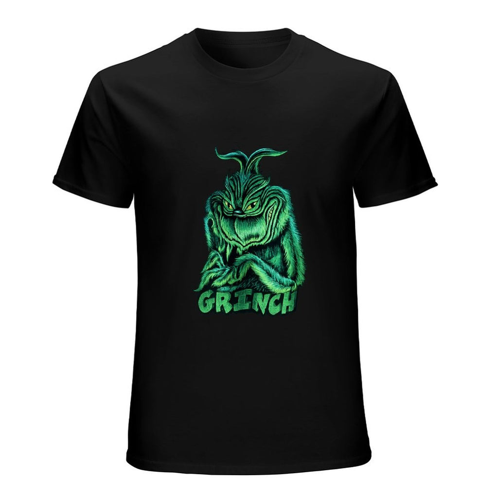 Grinch Character Graphic Black T-Shirt