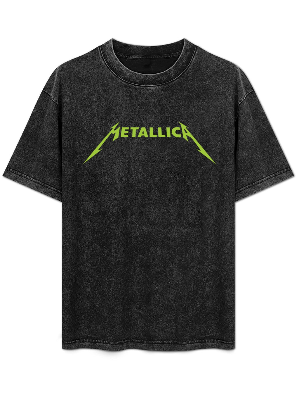 Metallica Green Logo Graphic T-Shirt