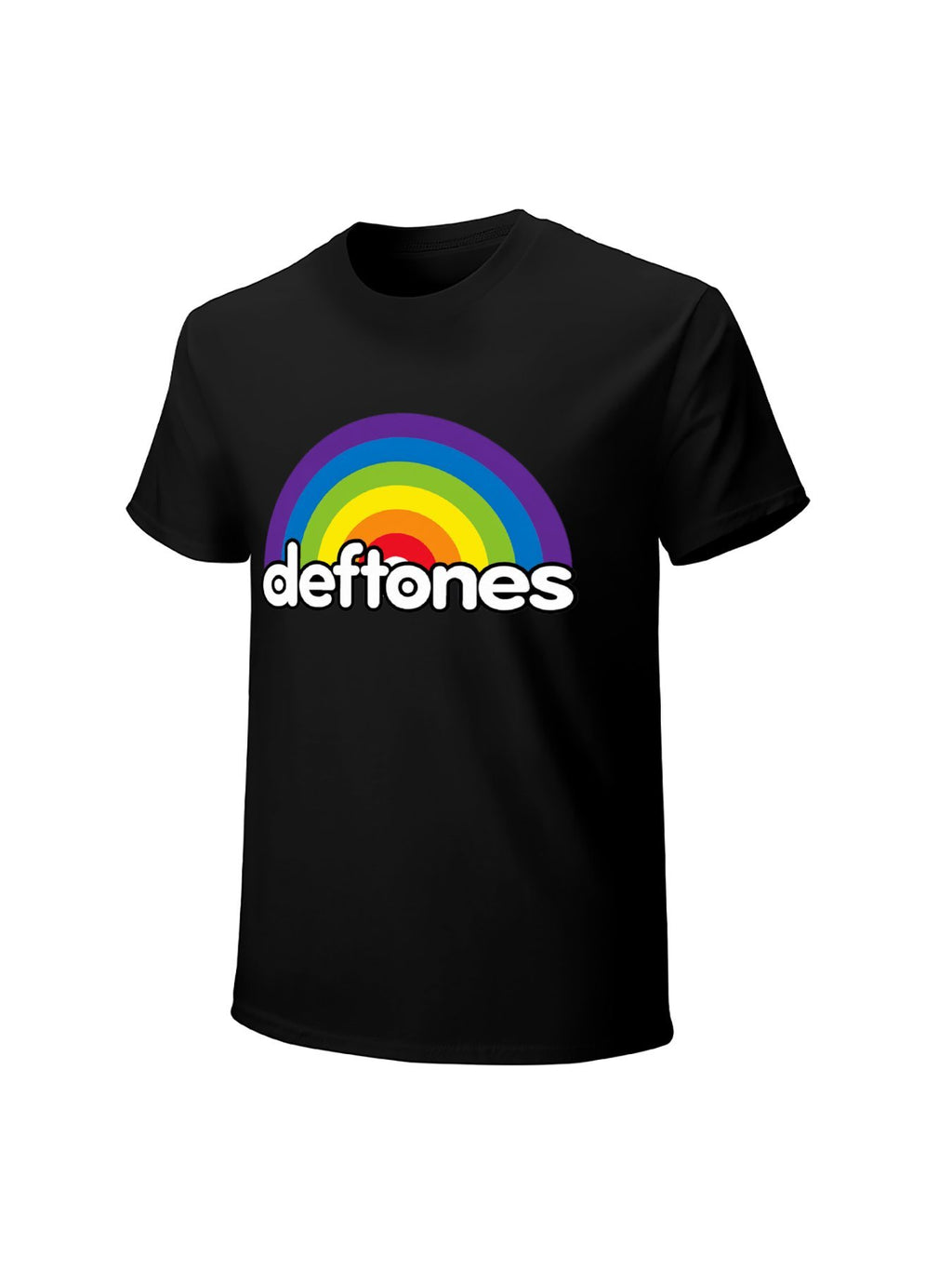 Deftones Rainbow Logo Graphic T-Shirt