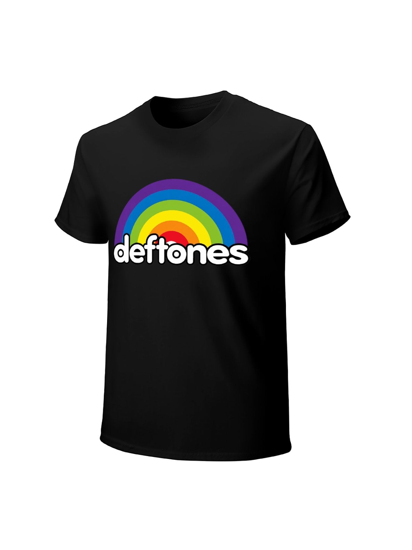 Deftones Rainbow Logo Graphic T-Shirt