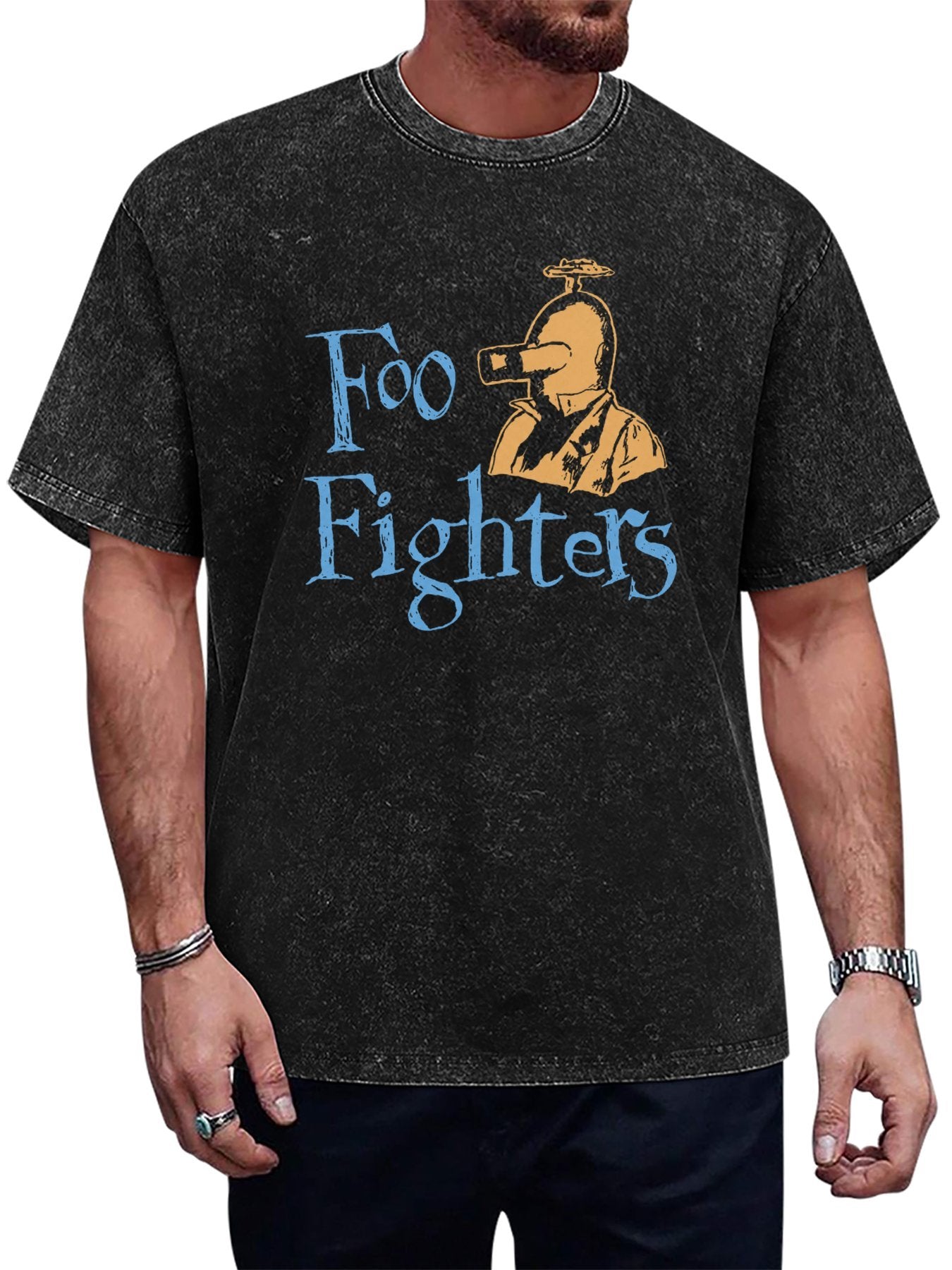 Foo Fighters Propeller Head Character Graphic T-Shirt Main image