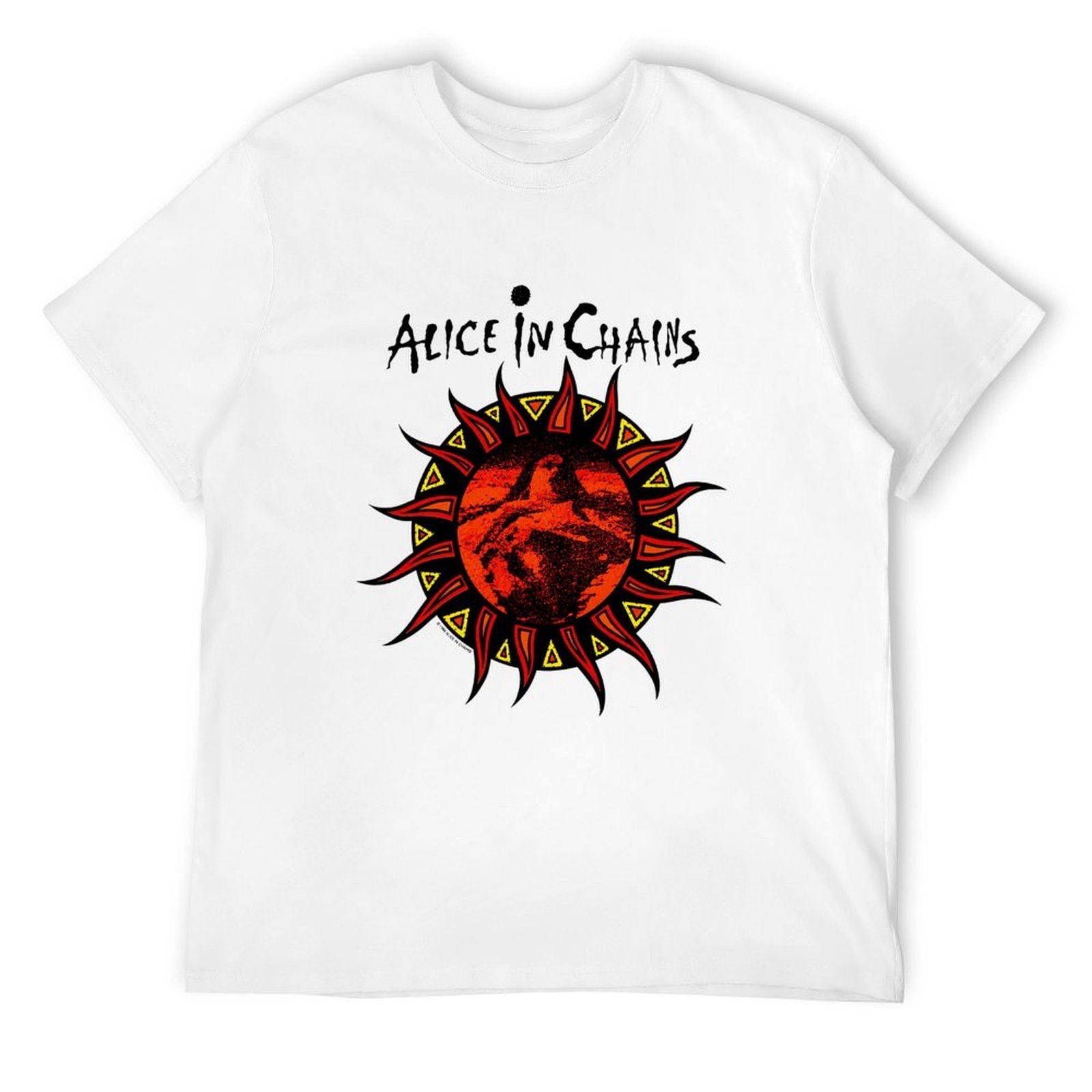 Alice in Chains Sun Graphic White T-Shirt