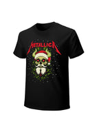 Metallica Santa Skull Holiday Graphic T-Shirt
