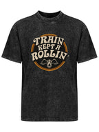 Aerosmith Train Kept A-Rollin’ Graphic T-Shirt