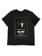 AC/DC Summer Tour Band Portrait Vintage Rock T-Shirt
