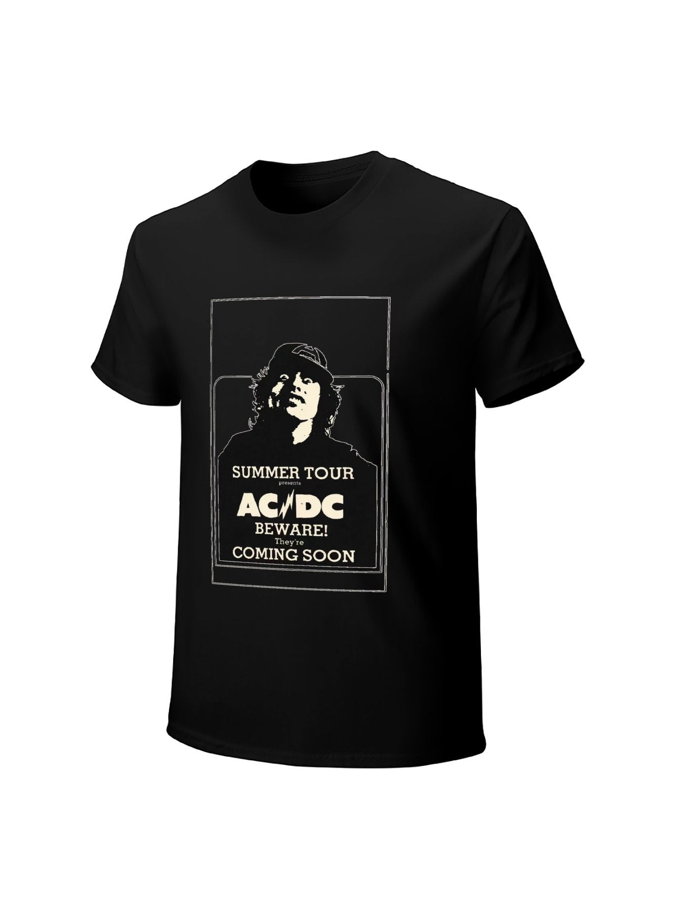 AC/DC Summer Tour Band Portrait Vintage Rock T-Shirt