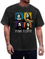 Vintage Washed Pink Floyd Prism Band Portrait Graphic T-Shirt