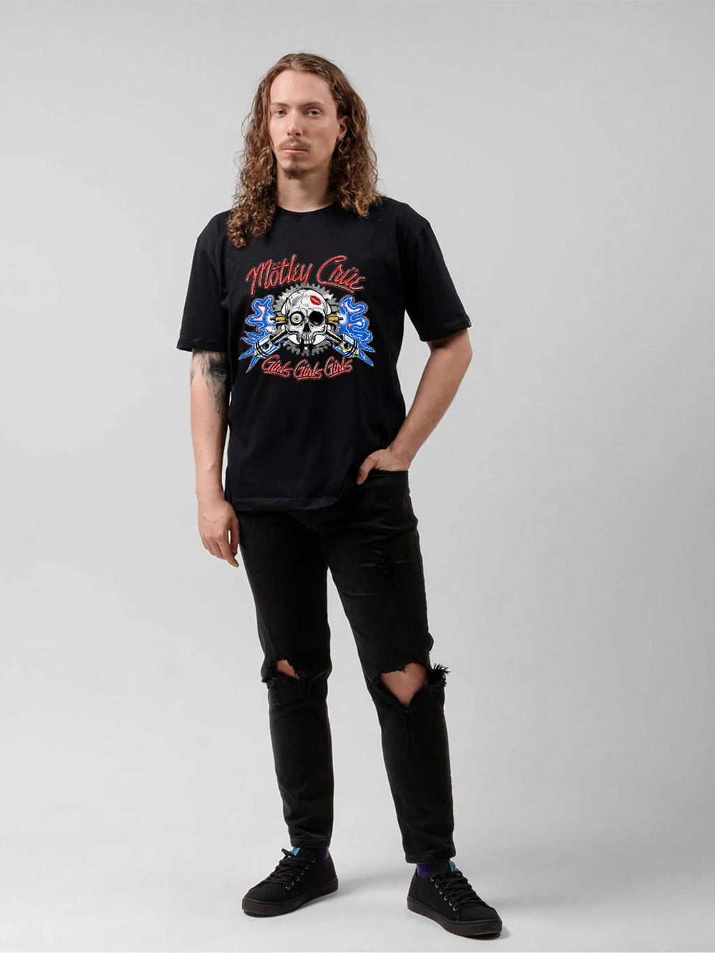 Mötley Crüe Girls Girls Girls Motorcycle Graphic T-Shirt
