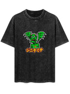 Green Monster 182 Graphic Washed T-Shirt