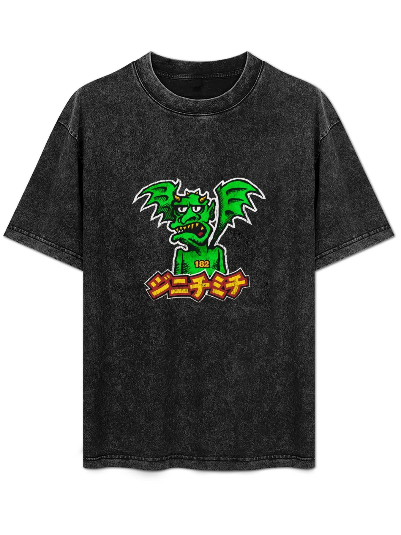 Green Monster 182 Graphic Washed T-Shirt