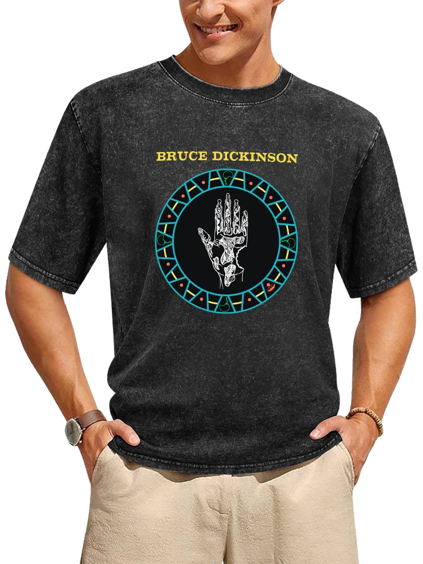Bruce Dickinson Mechanical Hand Graphic T-Shirt Secondary image