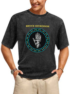 Bruce Dickinson Mechanical Hand Graphic T-Shirt
