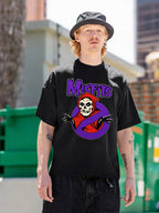 Misfits Crimson Ghost Cartoon Logo Graphic T-Shirt