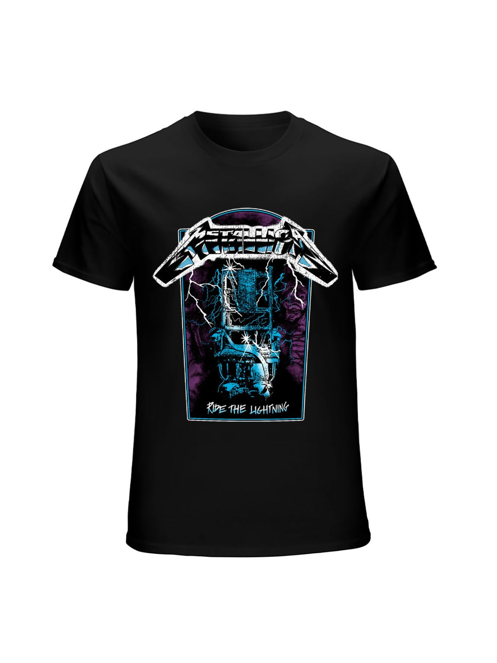 Metallica “Ride the Lightning” Electric Chair Graphic T-Shirt