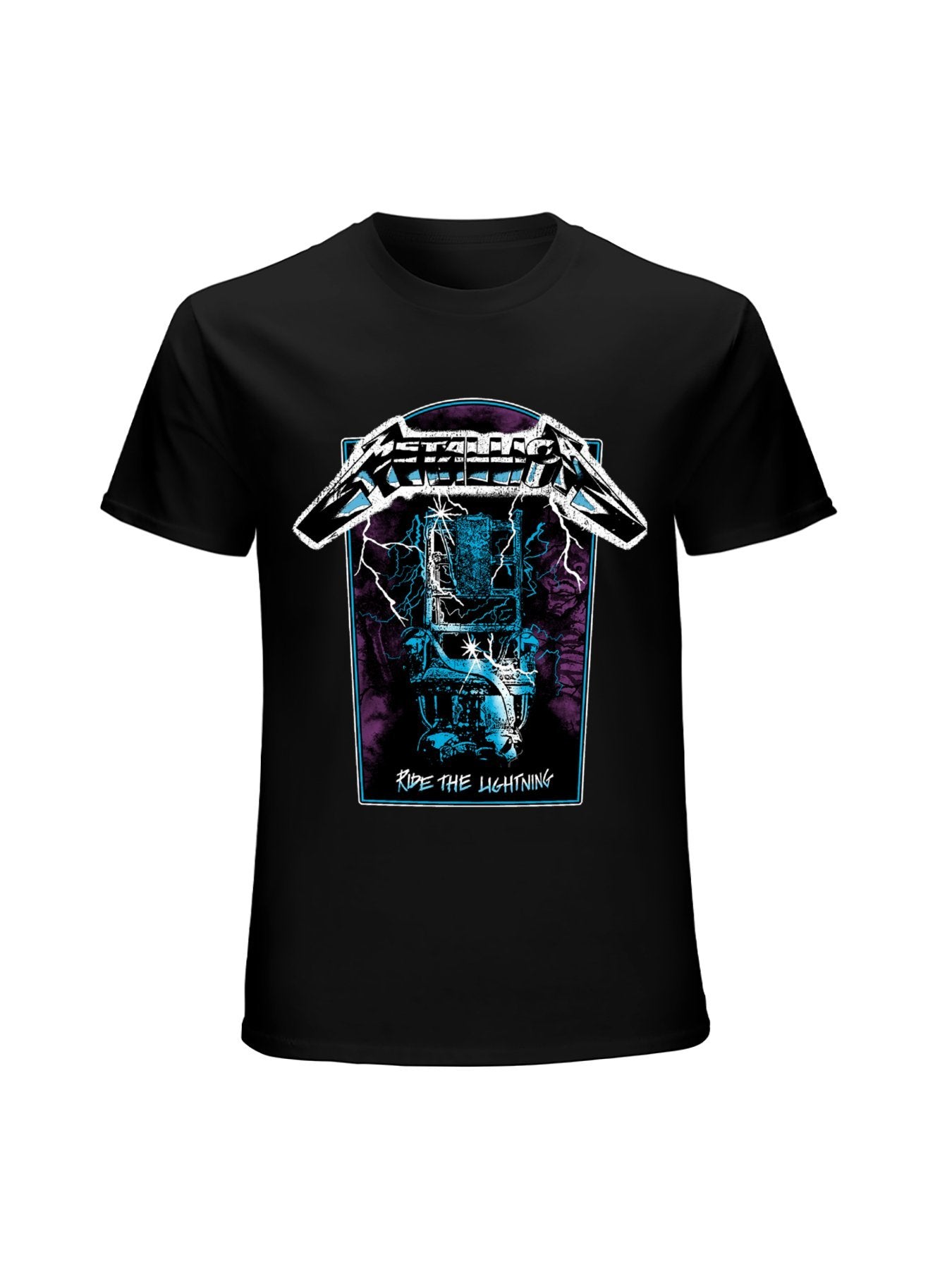 Metallica “Ride the Lightning” Electric Chair Graphic T-Shirt