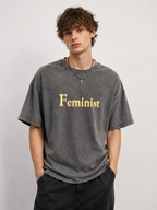 Feminist Graphic Washed T-Shirt