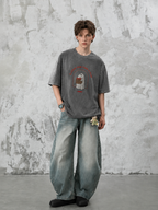 Love on the Low Ghost Graphic Washed T-Shirt