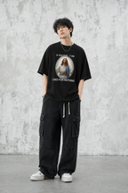 If You Don't Sin Graphic Black T-Shirt
