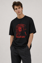 SAW Horror Graphic T-Shirt