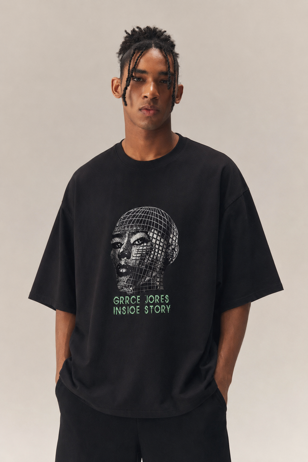 Grace Jones Inside Story Graphic T-Shirt