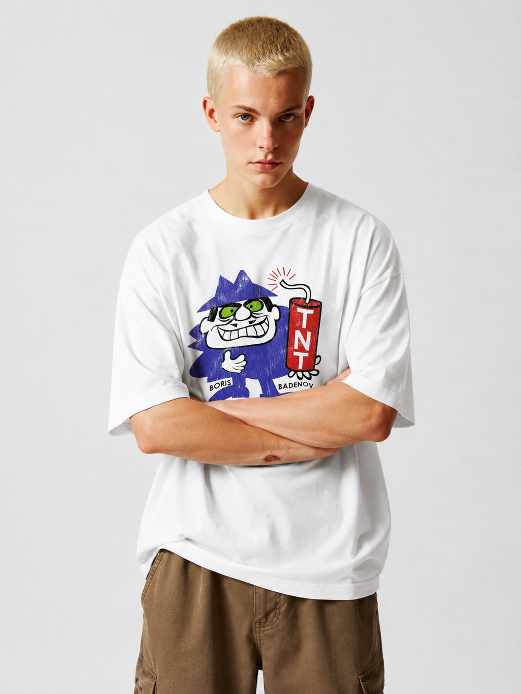TNT Cartoon Graphic T-Shirt
