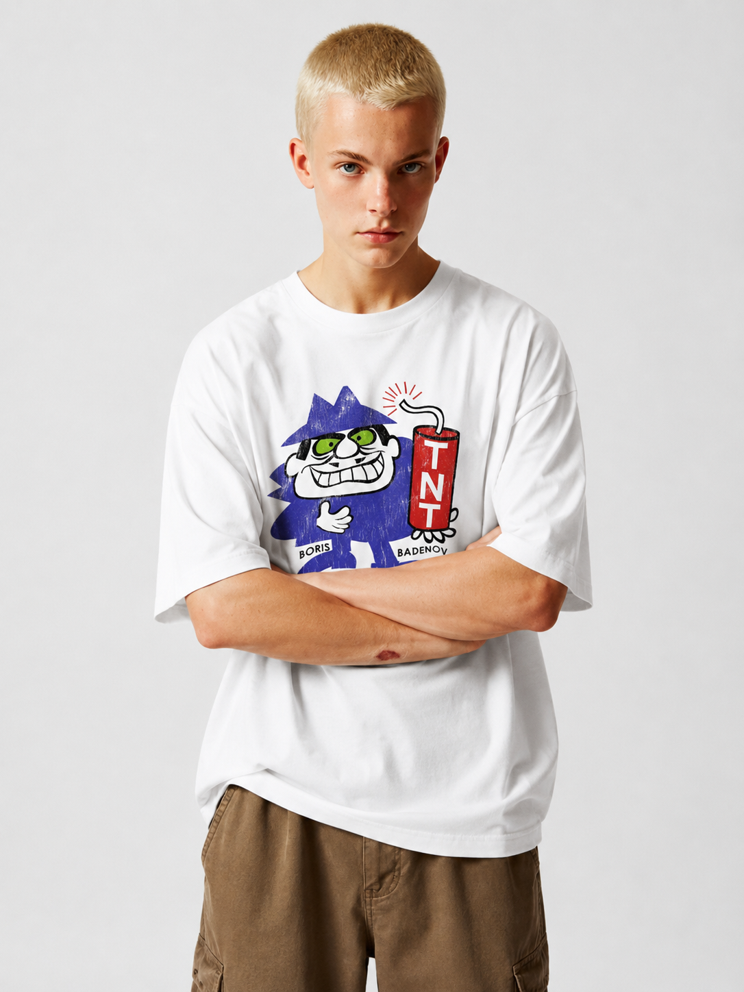 TNT Cartoon Graphic T-Shirt