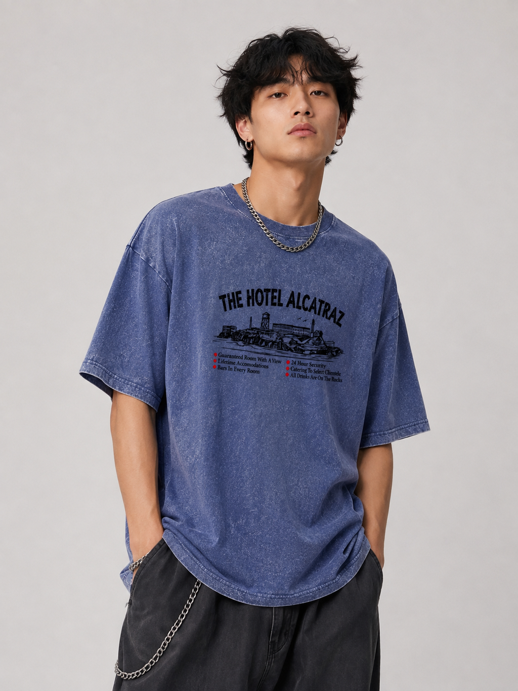The Hotel Alcatraz Graphic Washed T-Shirt
