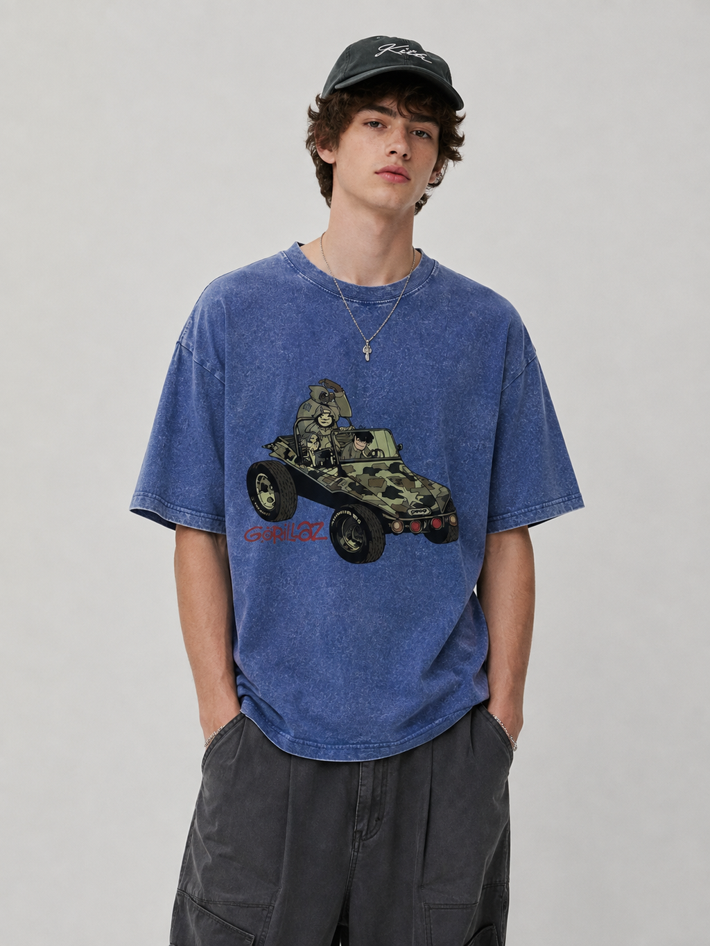 Gorillaz Buggy Graphic Washed T-Shirt