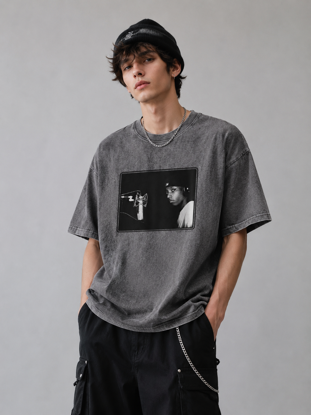 Studio Portrait Graphic Washed T-Shirt
