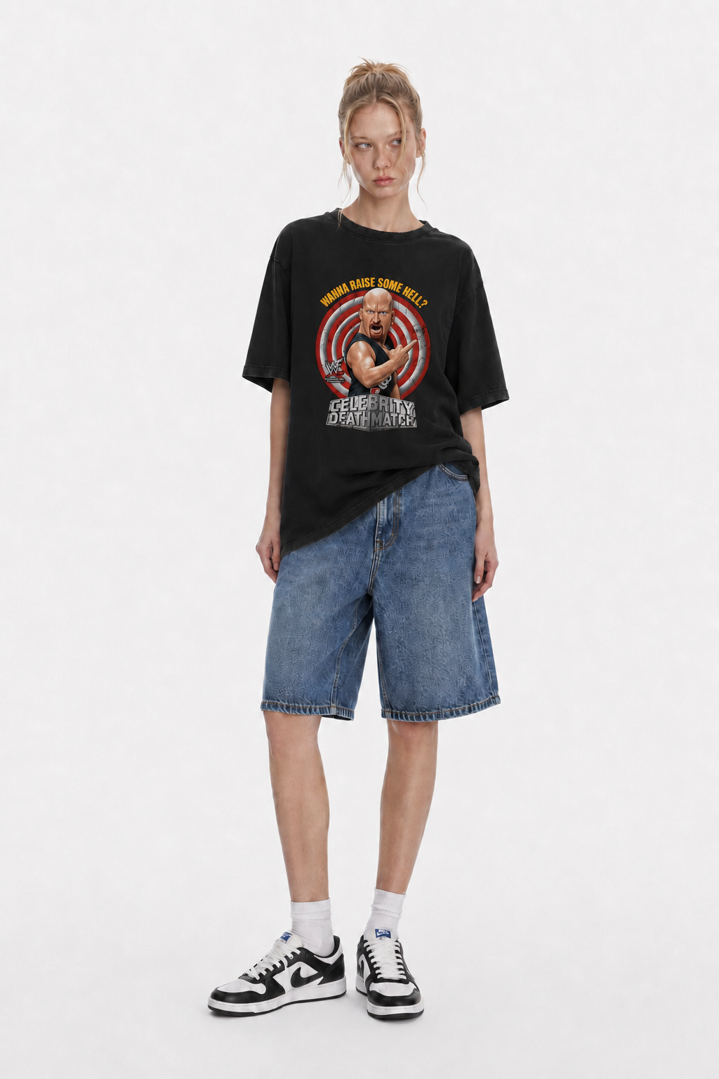 Celebrity Deathmatch Wrestling Graphic T-Shirt
